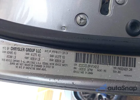 2015 Dodge Challenger Srt 392 from USA, damaged, VIN 2C3CDZDJ9FH714212